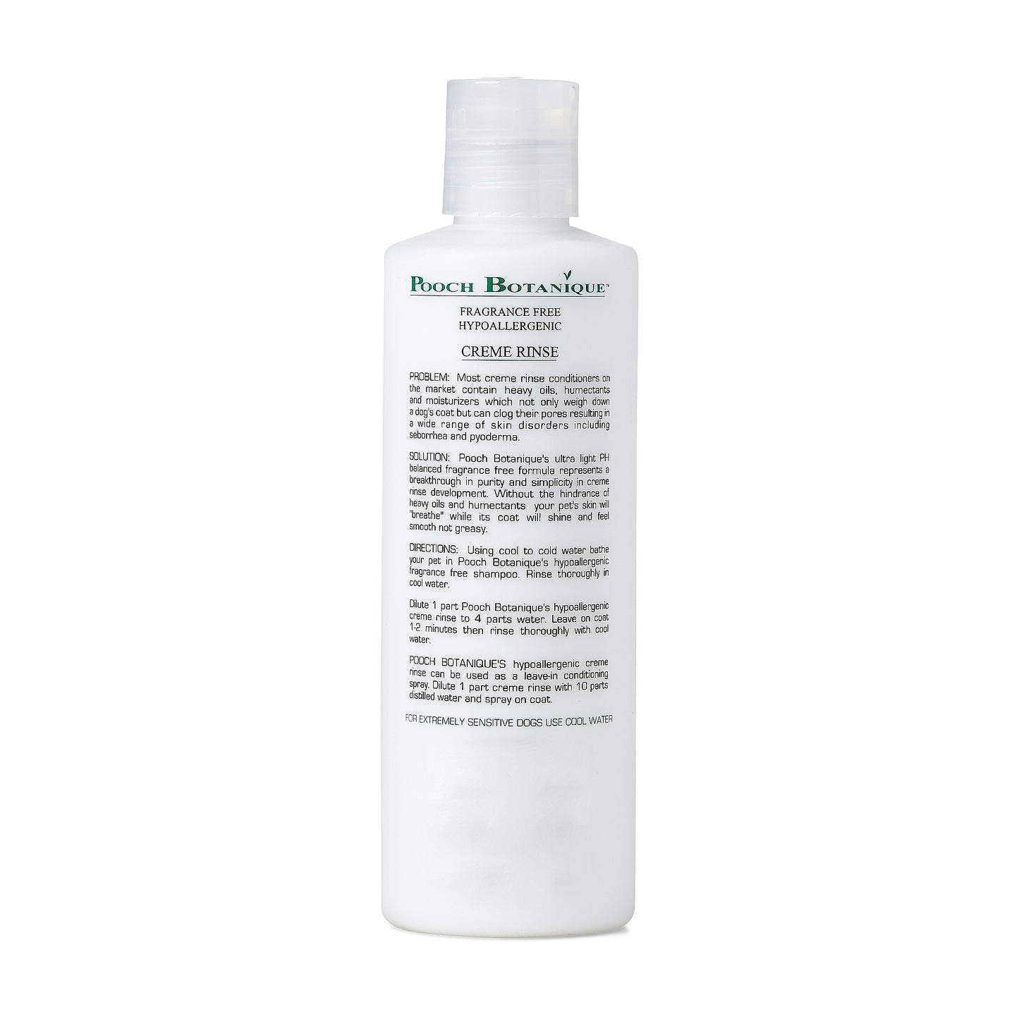 Hypoallergenic Creme Rinse Conditioner